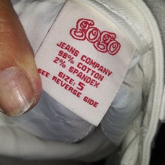 GoGo cutoff jean shorts. Sz 5 - Picture 2 of 9